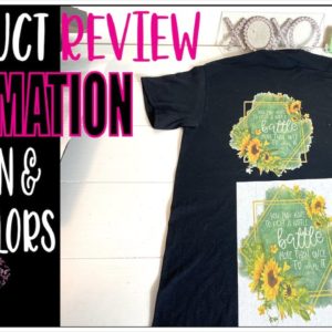 Sublimation Hack on 100% Cotton and Dark Colors using Subli-Mate | Product Review | How to DIY