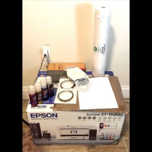 How to Set up  Epson EcoTank ET-15000 | Setting Printer for sublimation printing 15000