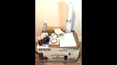 How to Set up  Epson EcoTank ET-15000 | Setting Printer for sublimation printing 15000