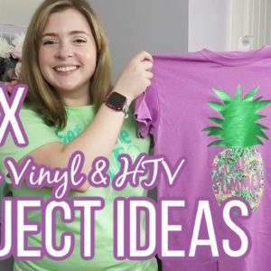 5 Easy Ideas for Patterned HTV and Patterned Vinyl with Cricut | DIY Alex Collection