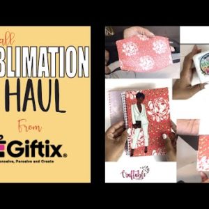 Sublimation Haul from Giftix.in | Sublimate LED Clock | Journal/Notebook | Coaster & Mask