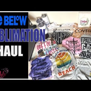 FIVE BELOW SUBLIMATION HAUL | SUBLIMATE COLORED T-SHIRTS, SWEATERS, HOODIES, PANTS, SHORTS & JOURNAL