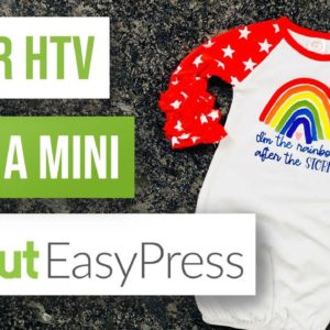 🔥 How to Layer HTV With a Mini Cricut Easy Press - Baby Gown With Iron On