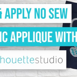 👍 How to Cut No Sew Fabric Applique with the Silhouette Cameo