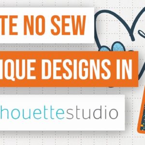 🥰 How to Create a No Sew Applique Design in Silhouette Studio