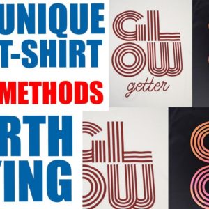 14 Different T-Shirt Print Methods with HTV for Unique Styles & Finishes