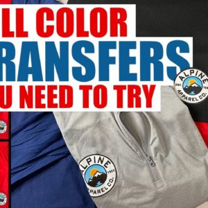 4 Unique Full Color Transfers for T-Shirt Printing & More