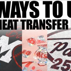 5 Cool Ways to Use Heat Transfer Foil & Adhesive