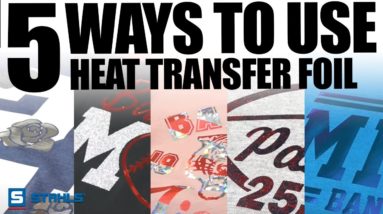 5 Cool Ways to Use Heat Transfer Foil & Adhesive