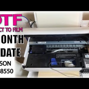 EPSON ET-8550 DTF UPDATE | DIRECT TO FILM | NEW ADDITION TO CRAFT ROOM - xTOOL D1 LASER