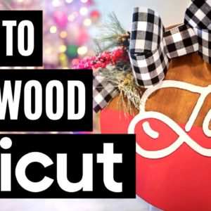 ✂️How to Cut Wood and make Signs with Cricut Maker & Cricut Knife Blade