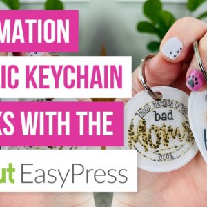 🌟Sublimation Acrylic Keychain Blanks With the Cricut Easy Press