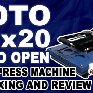 Should I Get A 15x15 Or A 16x20 Heat Press Machine? (Unboxing The 16x20 Joto Heat Press From HTW)