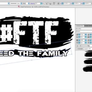 HOW TO DESIGN A T-SHIRT IN ILLUSTRATOR (Feed The Family) [Basic: T-Shirt Design Tutorial]