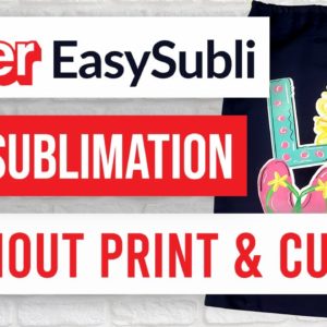 ❤️ How to Use EasySubli for Sublimation WITHOUT Print and Cut