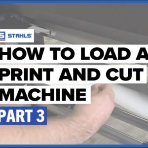 How to Load Material into a Print and Cut Machine | Roland® TrueVIS™ SG2-300 Part 3