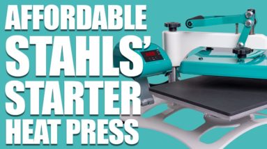 An All NEW Starter Heat Press - Stahls' A2Z Swing Away Heat Press