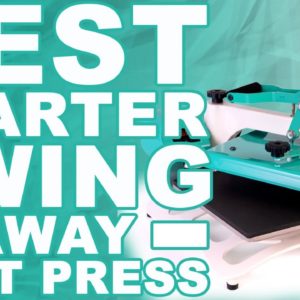 Best Starter Swing Away Heat Press! (Unboxing The Stahl's A2Z Starter Heat Press)