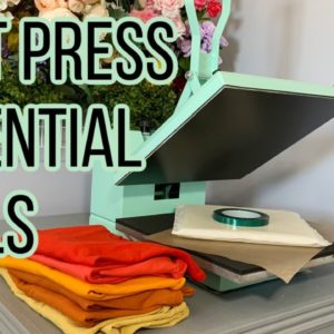 Heat Press Essential Tools | What Supplies Should I Buy With My Heat Press