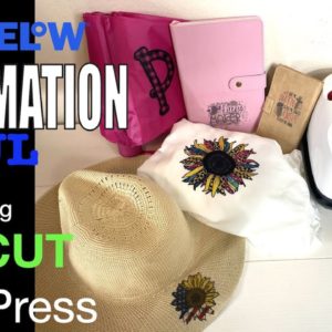 Five Below Sublimation Haul using Cricut Easy Press | Umbrella, Dress, Journals