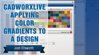 CadWorxLive Applying Color Gradients to a Design