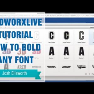 CadWorxLive Tutorial How to Bold Any Font