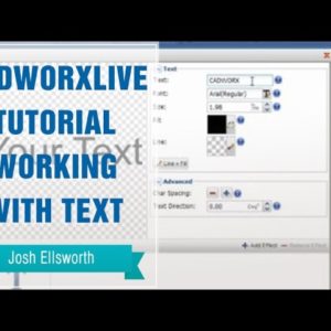 CadWorxLive Tutorial Working with Text