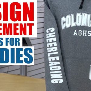 Choosing the Best Design Placement on a Hoodie