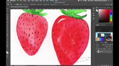 Cleaning Scanned Digital Paintings and Illustrations in Photoshop