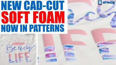 Combining All-New Soft Foam Patterns with Soft Flock HTV