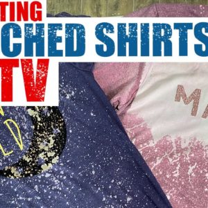 Decorating Bleached Shirts with HTV | Create Bleached Tees at Home