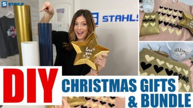 DIY Christmas Gift & Bundle Ideas with HTV