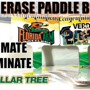 HOW TO SUBLIMATE DOLLAR TREE DRY ERASE PADDLE BOARD FOR GRADUATION SIGN | SUBLIMATION LAMINATE HACK