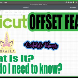 Cricut Design Space New Offset Feature to Make Stickers & Other Projects | How to Use Offset