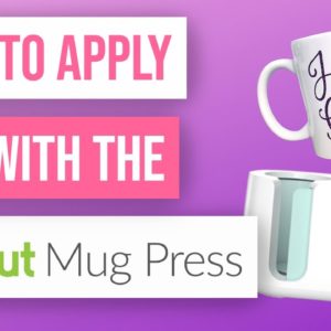 ☕ How to Apply Heat Transfer Vinyl with the Cricut Mug Press