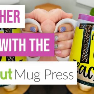 ☕ Teacher Mug With Cricut Mug Press