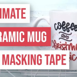 ☕️ How to Sublimate a Ceramic Mug with Masking Tape