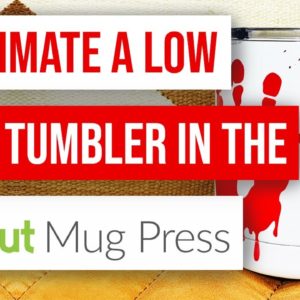 ☕️Sublimate A Lowball Tumbler In The Cricut Mug Press