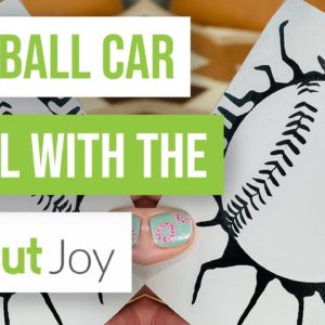 ⚾ Baseball Car Decal With The Cricut Joy