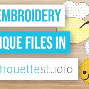 ❓ How to Use Embroidery Applique Designs in Silhouette Studio