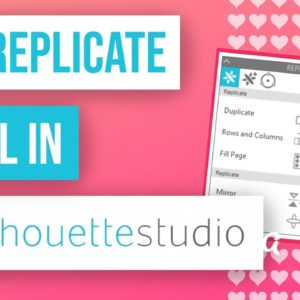 ❓ How to Use the Replicate Panel in Silhouette Studio