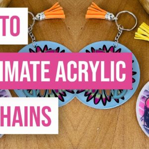 ❤️ How To Sublimate Acrylic Keychains