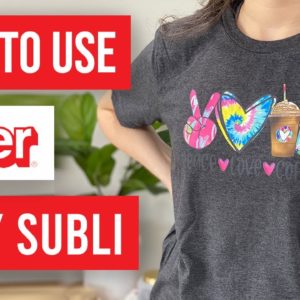 ❤️ How To Use Siser Easy Subli