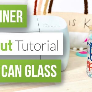 ⭐️ Beginner Cricut Tutorial | Beer Can Glass