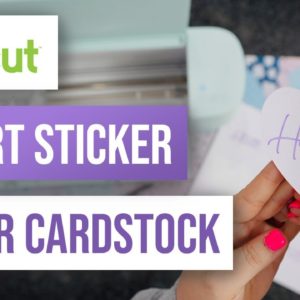 ⭐️ Cricut Smart Sticker Paper Cardstock