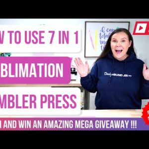 ⭐️ How to use a 7 in 1 Sublimation Tumbler Press