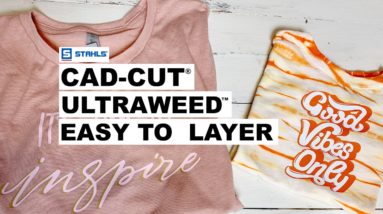 Easily Layer Heat Transfer Vinyl with CAD-CUT® UltraWeed™