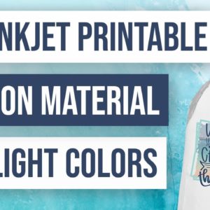 ✒️ How to Use Inkjet Printable Iron On Material for Light Colors