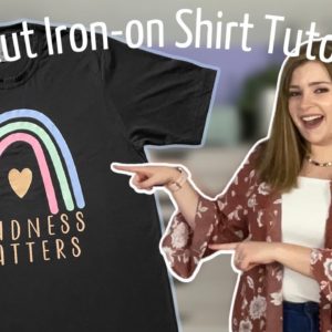 BEST SVG Cut Files for Cricut Design Space + Cricut Iron-on Shirt Tutorial for Beginners