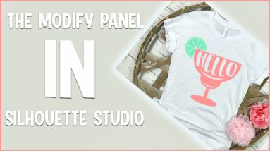 Exploring the Modify Panel in Silhouette Studio